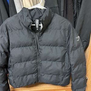 Gymshark cropped puffer jacket